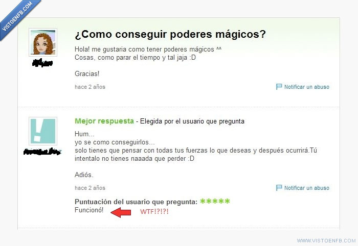 yahoo respuestas,poderes,mágicos,wtf