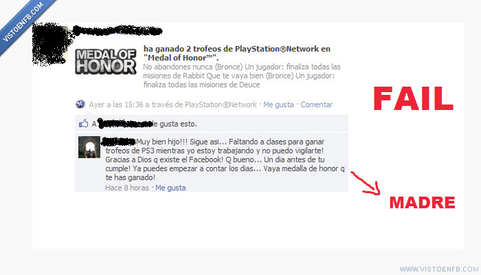 medalla de honor,madre