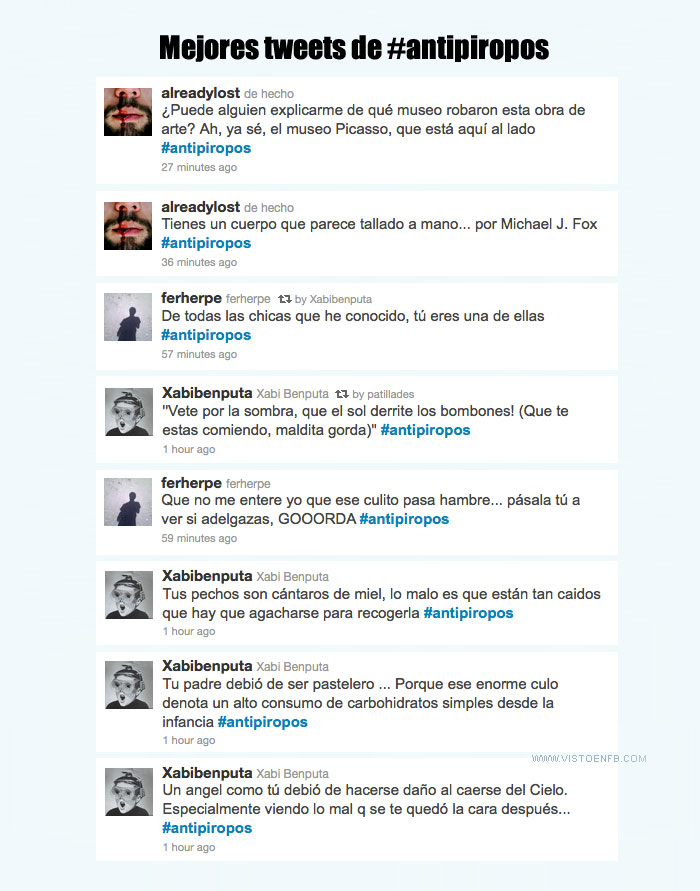 twitter,trending topic,piropos,antipiropos