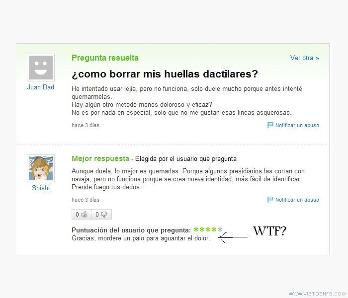 huellas dactilares,criminal,yahoo respuestas