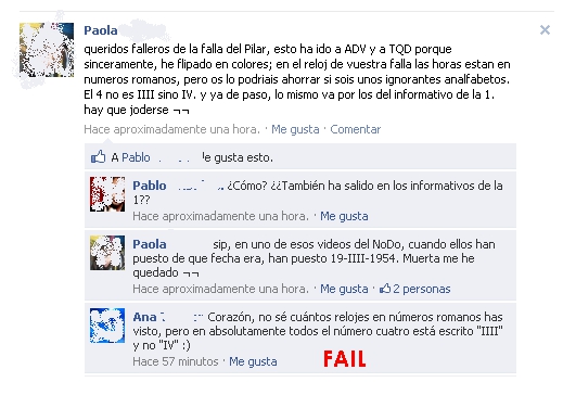 números romanos,fail,cultura,fallas