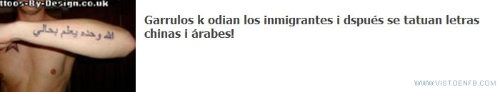 tontainas,inmigrantes,garrulos
