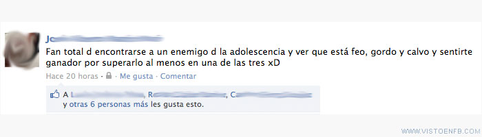 reencuentro,gordo,ganador,feo,calvo,años,adolescencia