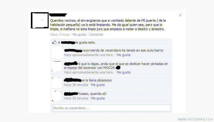 vomitar,vecino,picasso