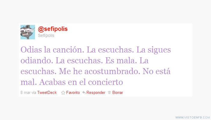 twitter,sefipolis,odiar,canciones