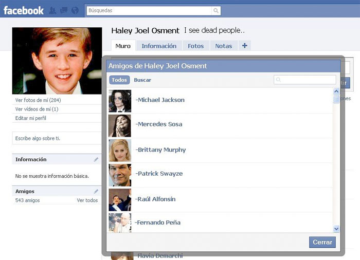 Famosos,facebook,el sexto sentido,haley joel osment