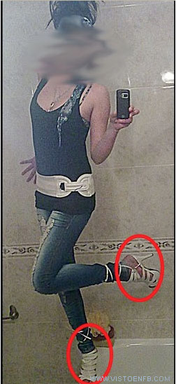 tacones,pico bañera,equilibrista,circo,choni