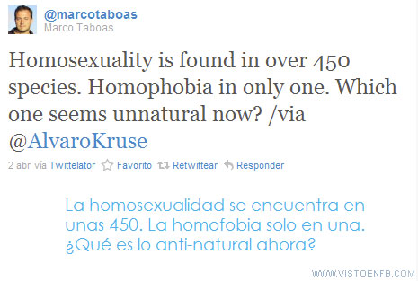twitter,homosexualidad,homofobia,anti natural