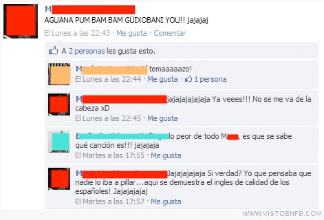 nivel,inglés,España,canción