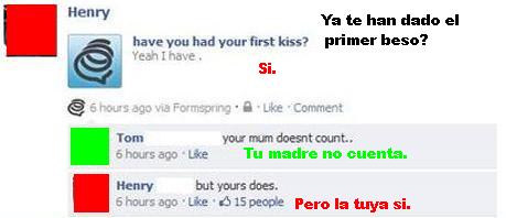 zasca,primer beso,madre