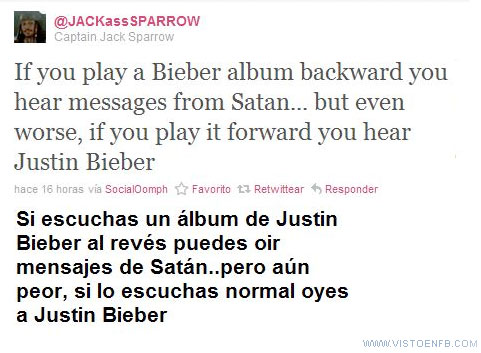 tweet,Justin Bieber,Jack Sparrow,twitter