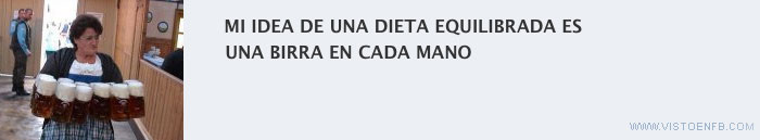dieta equilibrada,cerveza,birra