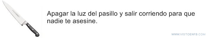 pasillo,luz,cuchillo,asesinar