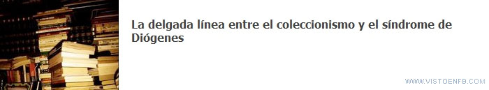 sindrome de diógenes,colección masiva