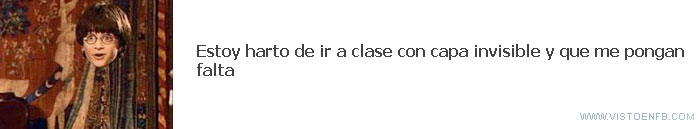 invisible,harry potter,clase,capa