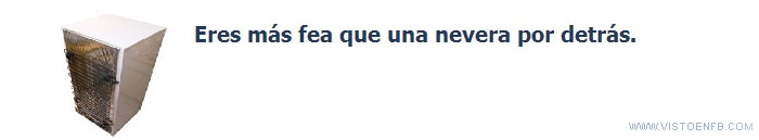 nevera,feo,fea,detrás