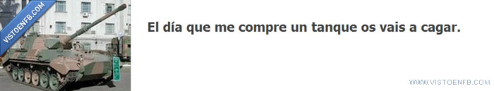 venganza,tanque,amenaza