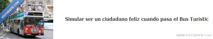 turistico,sonreir,saludar,guiris,ciudadano,bus,barcelona