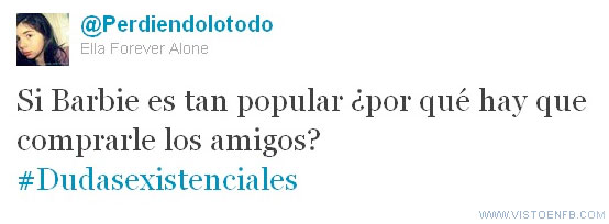 twitter,marginada,dinero,barbie,amigos