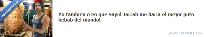 sayid,lost,kebab