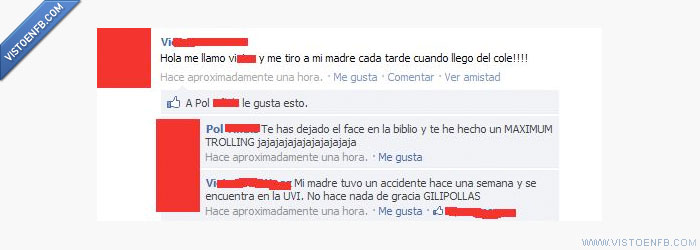 uvi,troll,madre,biblio,accidente