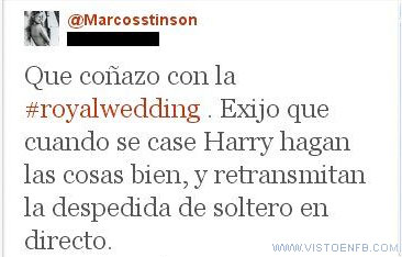 twitter,príncipe Harry,cansinos,Boda real