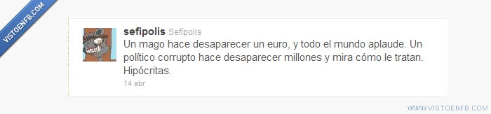 twitter,sefipolis,política,dinero
