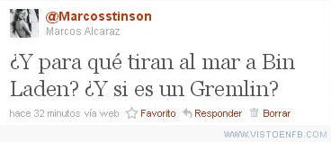 twitter,Muerte,mar,Gremlin,Bin Laden