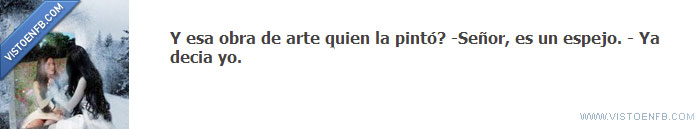 obra de arte,obra,modestia,espejo,arte