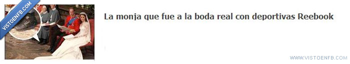 reebok,monja,deportivas,boda real