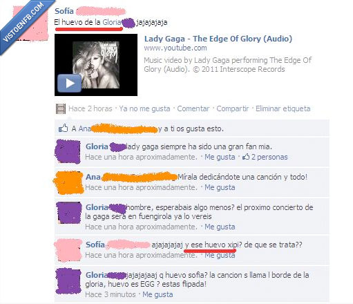 win,lady gaga,gloria,epic fail,egg,edge
