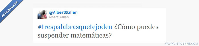 tres,suspender,matematicas,cuatro
