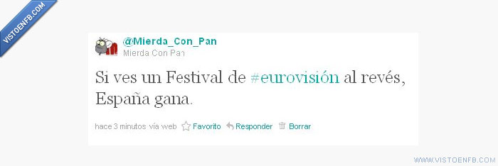 Eurovisión,España,backwards,al revés