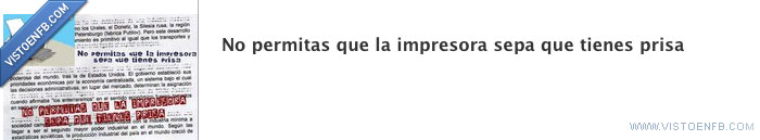 prisa,paciencia,imprimir