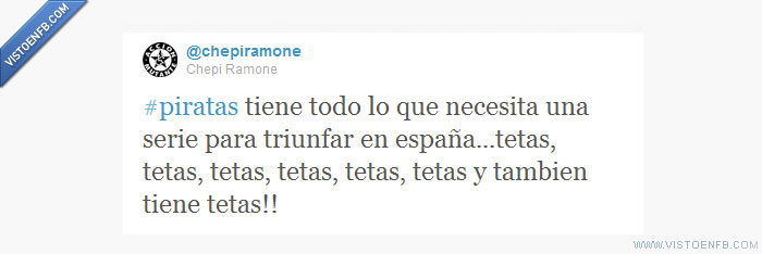 twitter,tweets,serie,piratas,pilar rubio