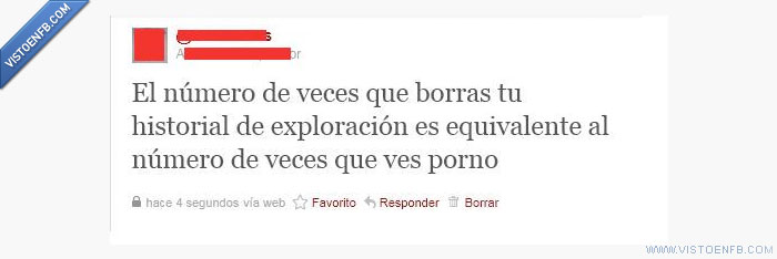 Twitter,Historial de exploración