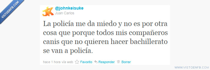 policia,miedo,ESO,canis,bachiller