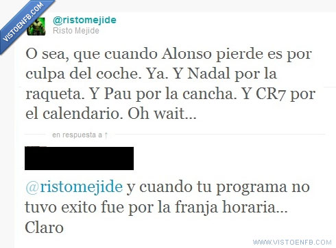 risto mejide,programa,pau,nadal,horaria,excusas,cr7,alonso