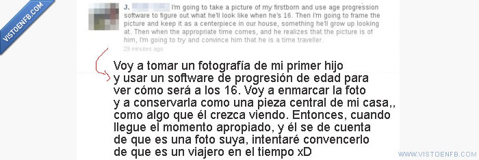 viajero en el tiempo,padres modernos