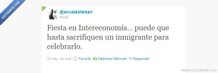 twitter,sacrificio,Intereconomía,inmigrante