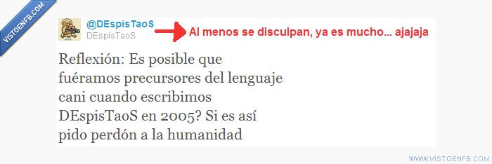 lenguaje,despistaos,cani,2005