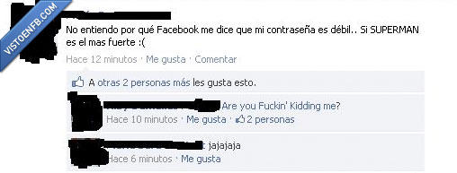 superman,ignorancia,facebook,contraseña