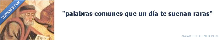 raras,Palabras,pagina,facebook,comunes