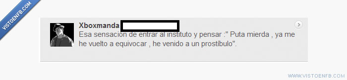 Zas en toda la boca,Xboxmanda,Twitter,Prostibulo,Instituto