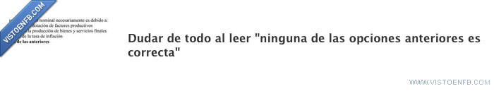 opciones,examen,dudar