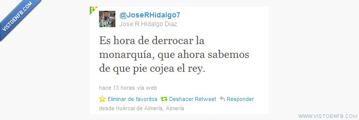 rey,monarquia,derrocar,cojear