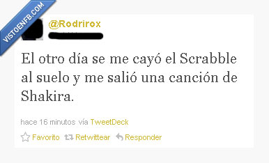 twitter,shakira,scrabble,humor