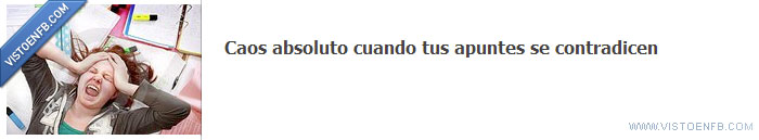 grupo,contradicciones,caos absoluto,apuntes