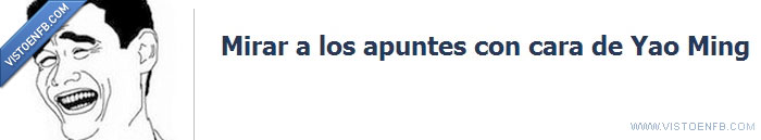 yao ming,estudiar,apuntes