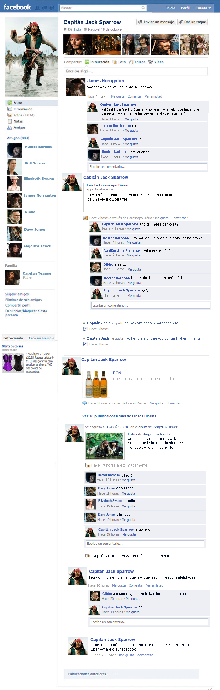 piratas del caribe,jhonny depp,famosos,fake